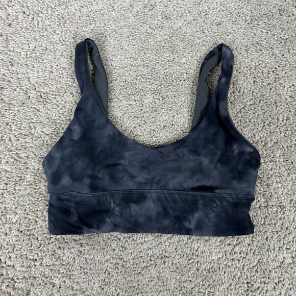 Lululemon Align Reversible Bra Womens 6 A/B Cups Diamond Dye Pitch light Support - Picture 2 of 11